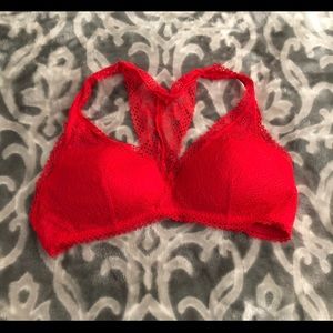 Victoria’s Secret - Lace Bralette - Red